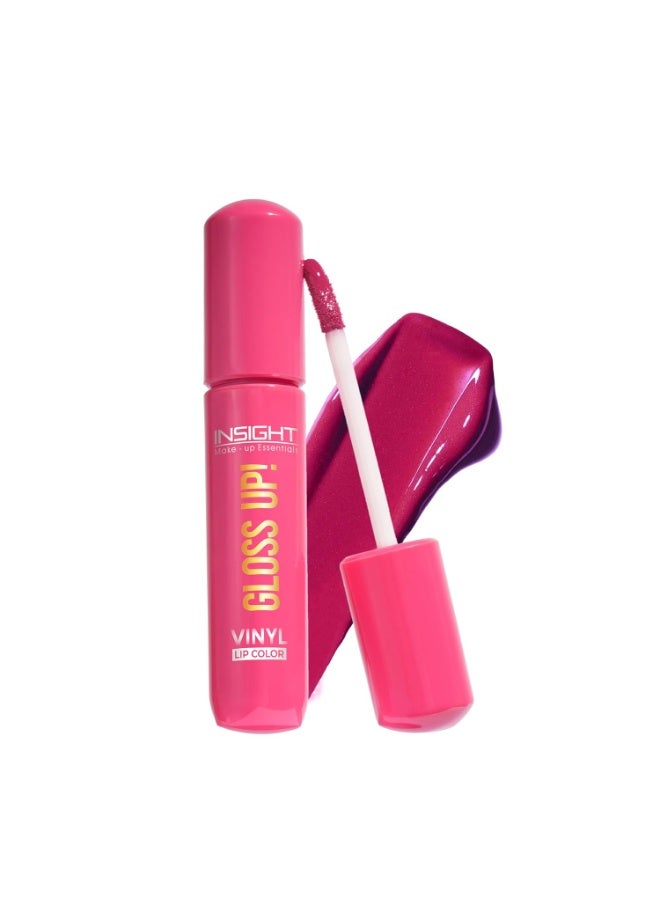 إنسايت أحمر شفاه INSIGHT Gloss Up! بلون فينيل - بلوم بلاش | لمسة نهائية لامعة للغاية | صبغة غنية | تركيبة خفيفة الوزن تدوم طويلاً | مريح للاستخدام طوال اليوم (4 جرام) - Image 1